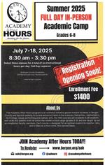 After Hours flyer