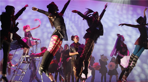 photo of students in a play