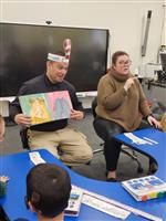 teacher reading