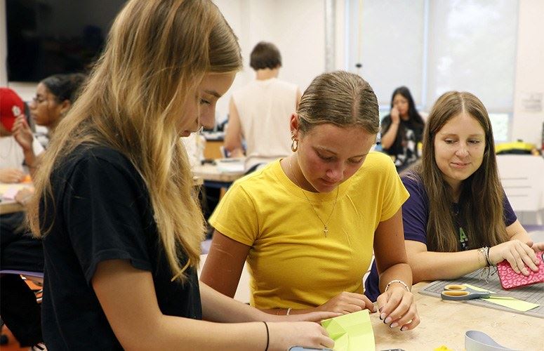 Applied Technology High School students  have the opportunity to enroll in college-level classes.