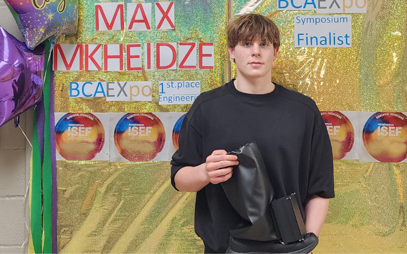  Bergen County Technical Schools alumnus Maximilian Mkheidze